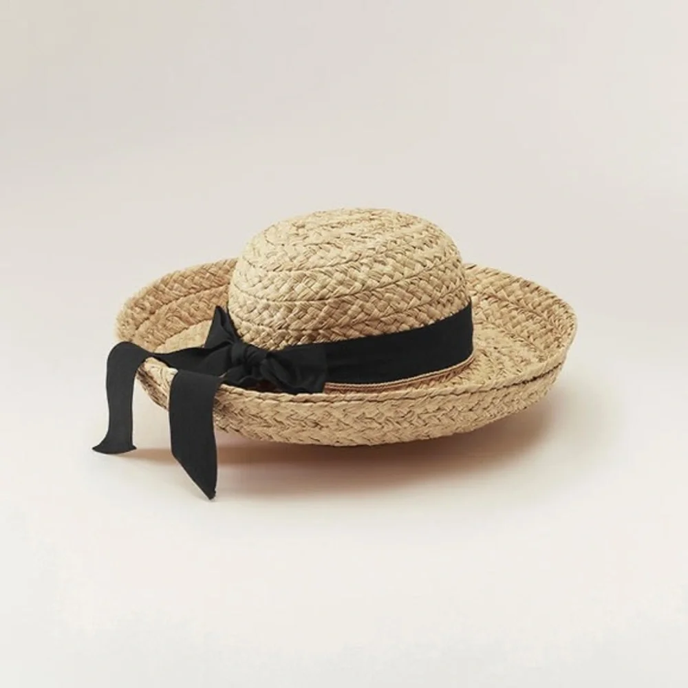 Helen Kaminsky Classic 5 Vintage Natural Ribbon Raffia‎ Traditional
